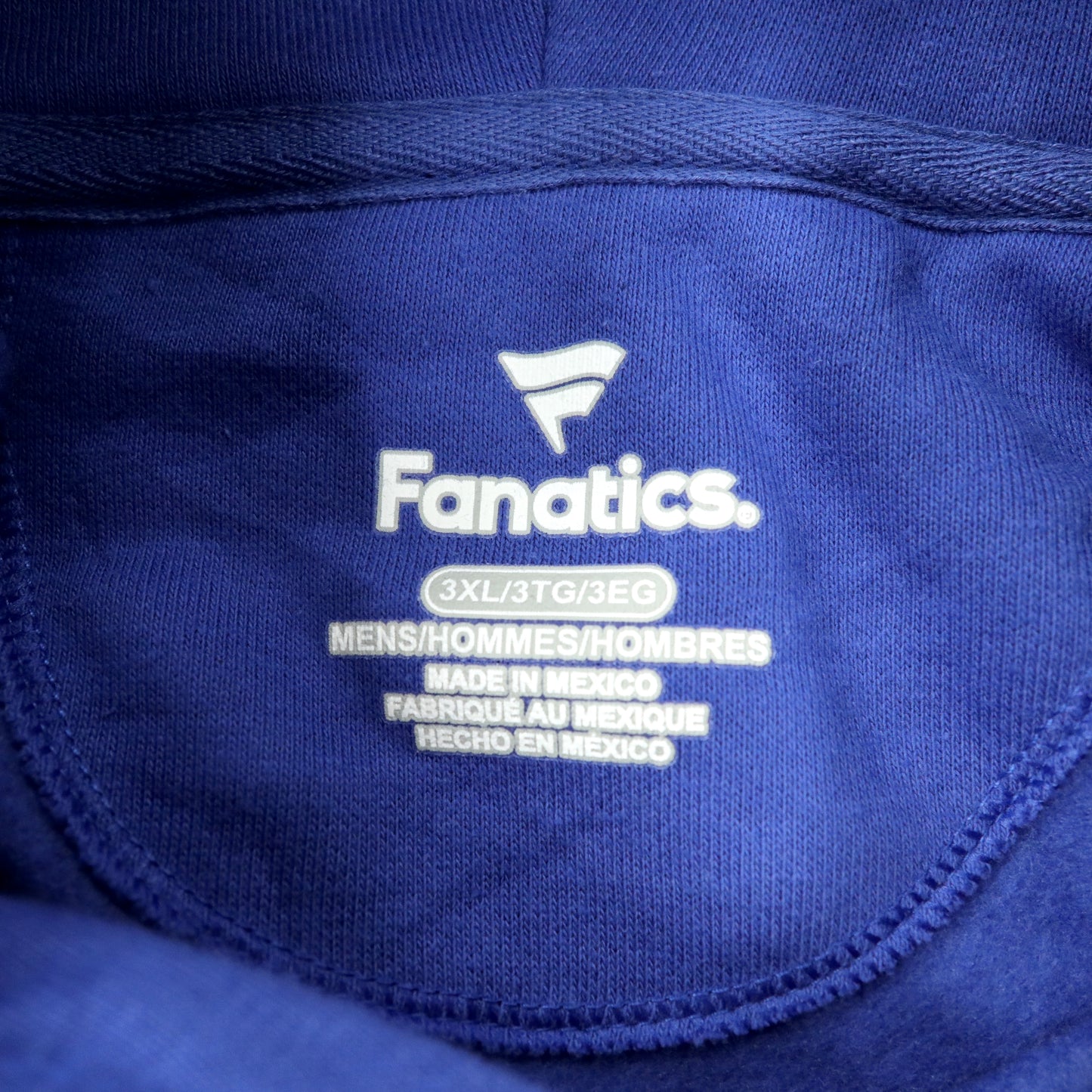 MLB Chicago Cubs ビッグサイズ プリントパーカー 3XL ブルー コットン Fanastics メキシコ製