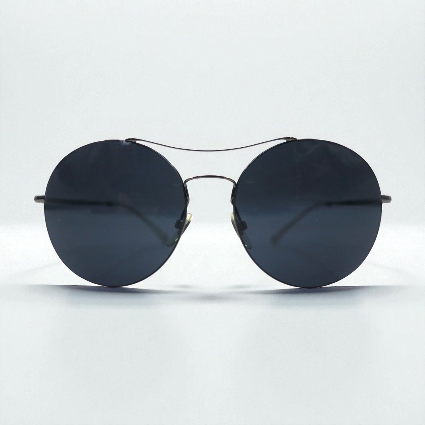 GUCCI メタル ラウンド サングラス ダブルブリッジ GG4252 KJ14X 58-16 140 イタリア製