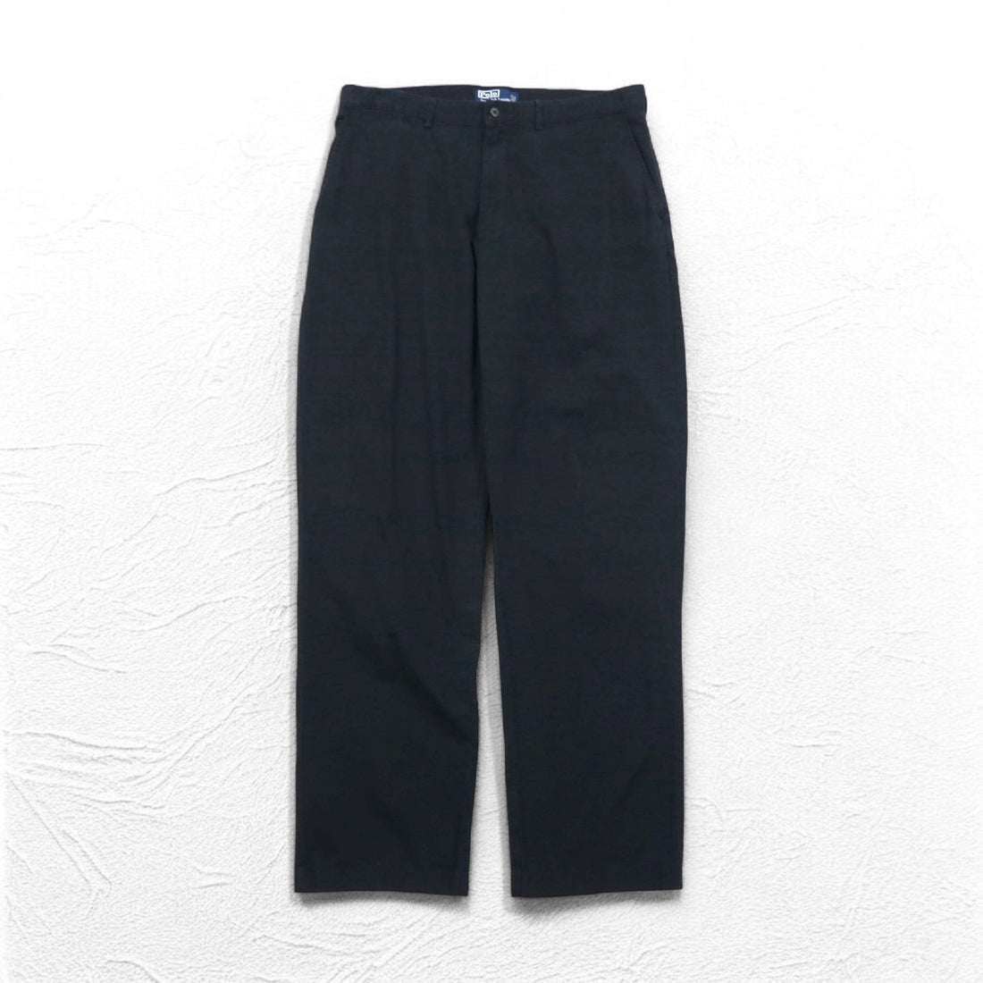 Polo by Ralph Lauren 90年代 ワイド チノパンツ L ダーク ネイビー コットン