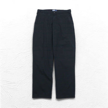 Polo by Ralph Lauren 90年代 ワイド チノパンツ L ダーク ネイビー コットン