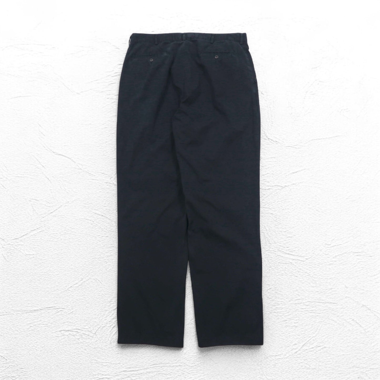 Polo by Ralph Lauren 90年代 ワイド チノパンツ L ダーク ネイビー コットン