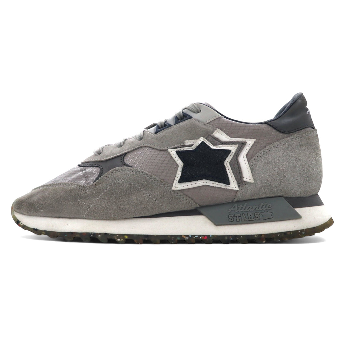 日本然リトテ-古着オンライン-Atlantic STARS ドラコ スニーカー 27cm グレー スエード レザー DRACO-Atlantic STARS Draco Sneakers US9 Gray Suede Leather DRACO