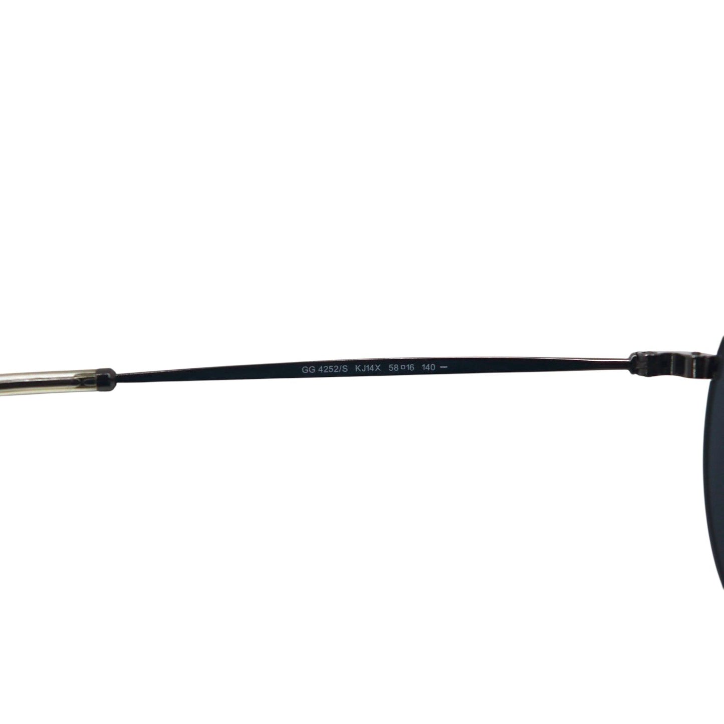 GUCCI メタル ラウンド サングラス ダブルブリッジ GG4252 KJ14X 58-16 140 イタリア製