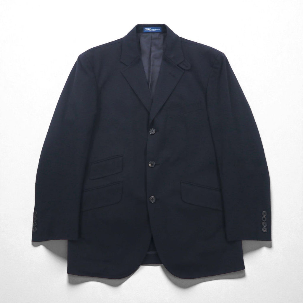 Polo Ralph Lauren Made in Japan 3B Tailored Jacket, Size Small, Black, Chin Strap
