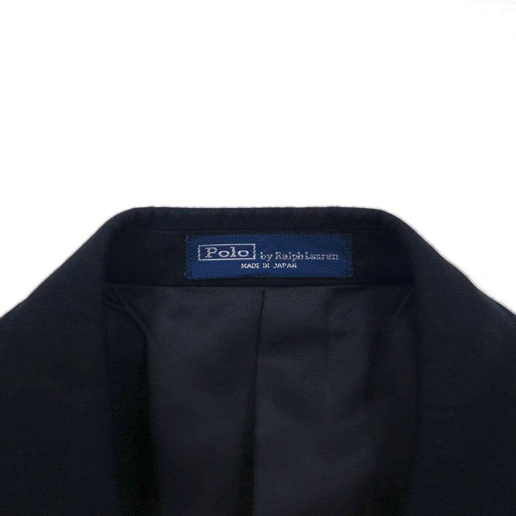 Polo Ralph Lauren Made in Japan 3B Tailored Jacket, Size Small, Black, Chin Strap
