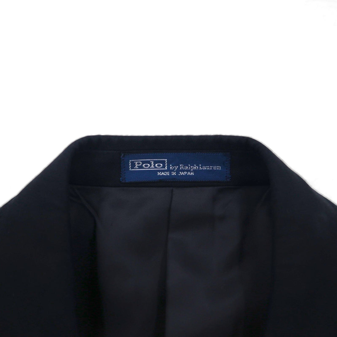 Polo Ralph Lauren Made in Japan 3B Tailored Jacket, Size Small, Black, Chin Strap