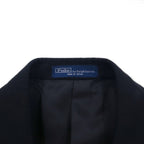 Polo Ralph Lauren Made in Japan 3B Tailored Jacket, Size Small, Black, Chin Strap