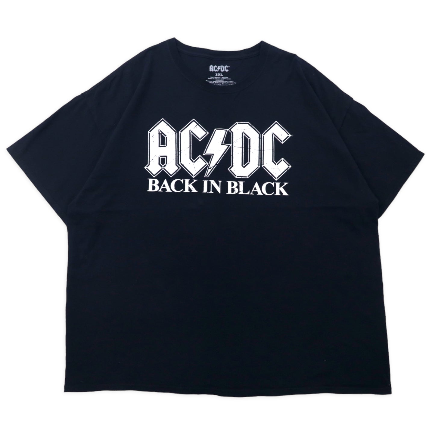 AC/DC バンドTシャツ 3XL ブラック コットン