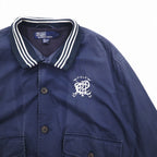 Polo by Ralph Lauren 90s Botasta Sports Jacket, S, Navy, Embroidered Emblem Logo