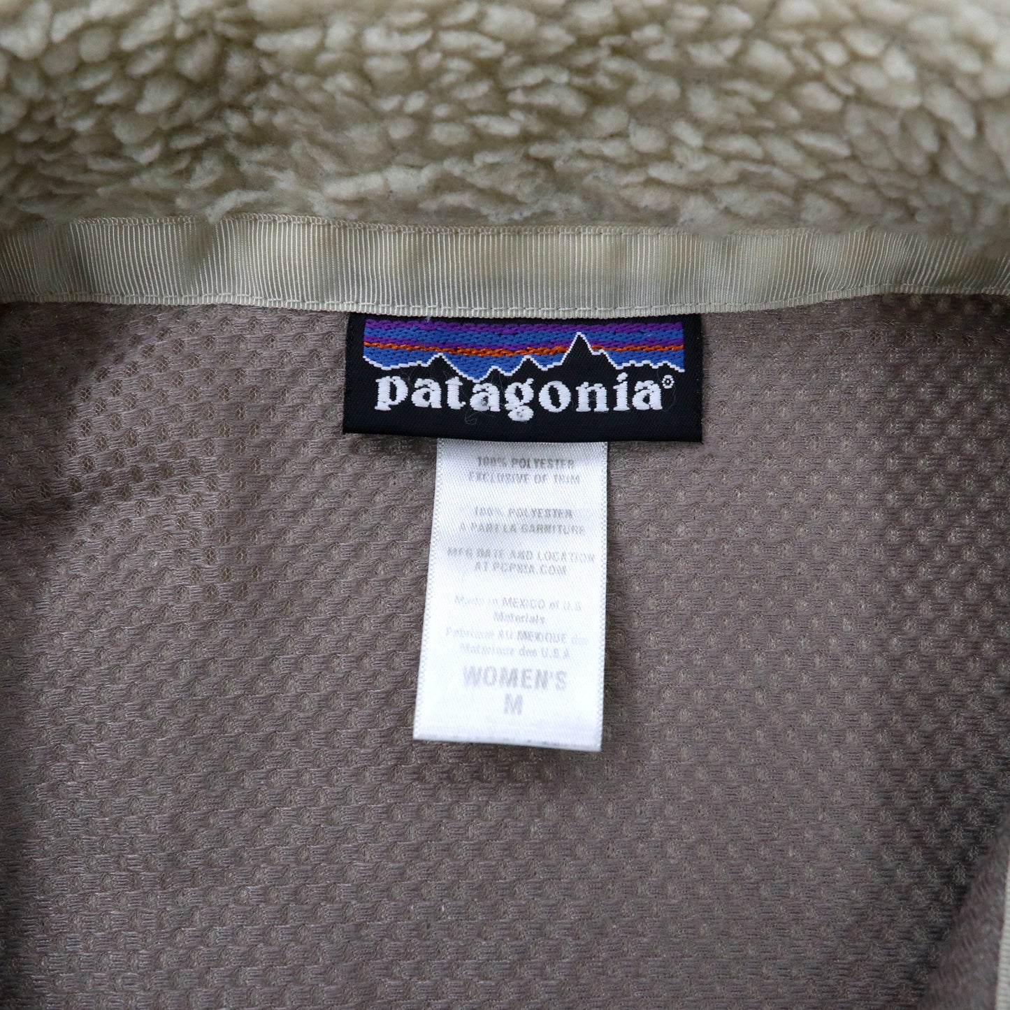 Patagonia レトロX フリースジャケット M クリーム ポリエステル 23071FA11