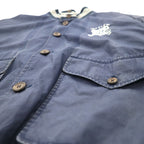 Polo by Ralph Lauren 90s Botasta Sports Jacket, S, Navy, Embroidered Emblem Logo