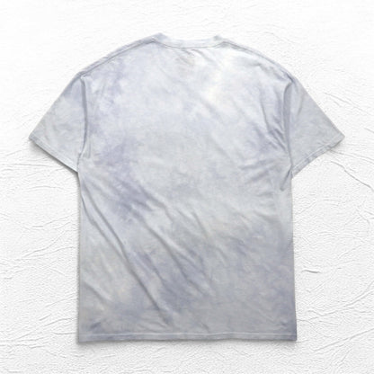 THE MOUNTAIN ビッグサイズ タイダイ Tシャツ 2XL ブルー プリント アニマル 鷲 イーグル メキシコ製