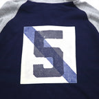 POLO RALPH LAUREN Half Button Hoodie XL Navy Pique PERFORMANCE Numbering Small Pony