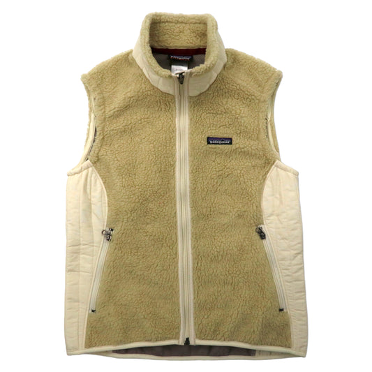 日本然リトテ-古着オンライン-patagonia シンチラ フリースベスト M クリーム SYNCHILLA ポリエステル 11378F8-PATAGONIA FLEECE VEST M Cream Synchilla Polyester 11378F8