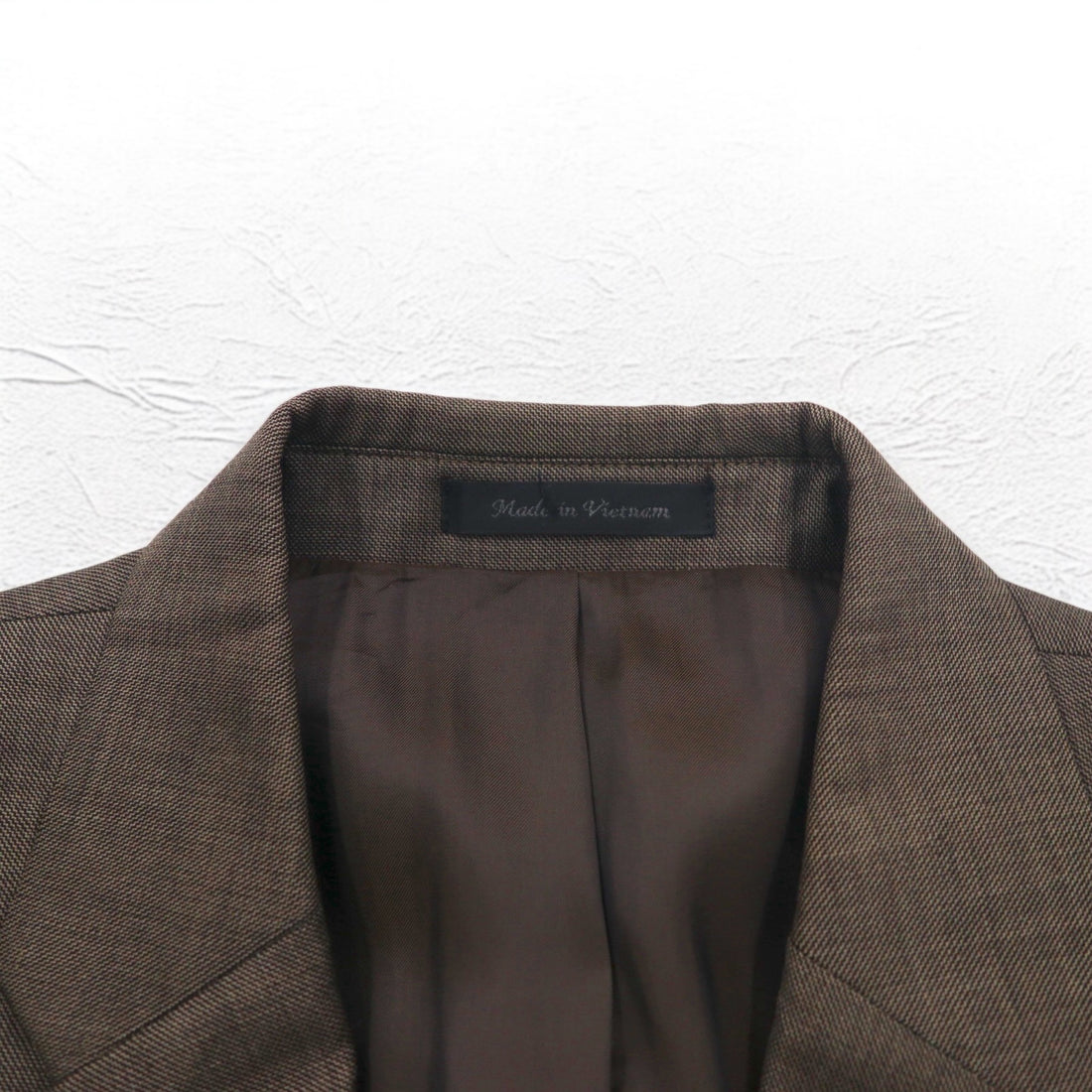 CHAPS 2B Tailored Jacket Suit L Brown Wool