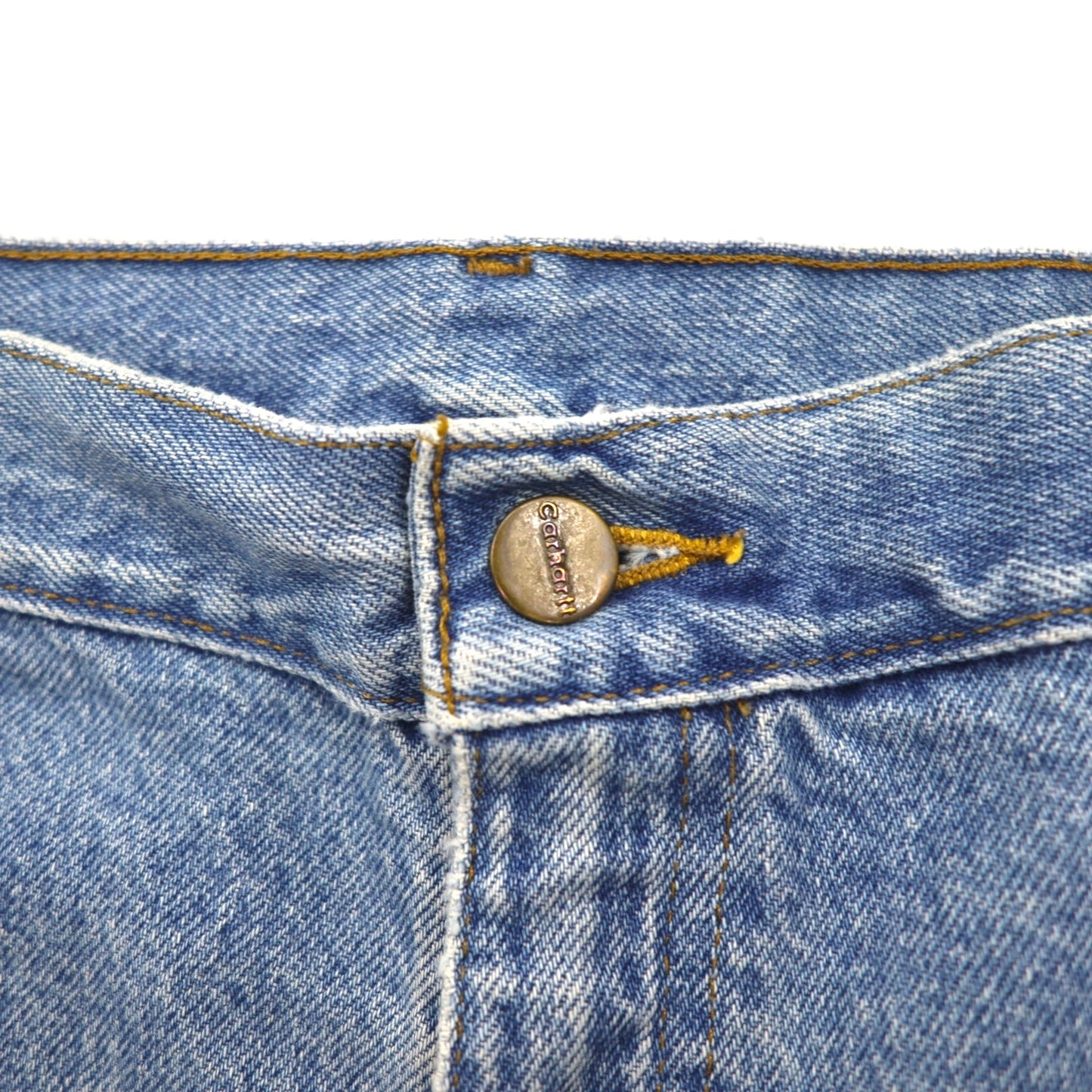 Carhartt Denim Short Painter Pants, Size L, Indigo and Blue, B29 STW, Made in Mexico