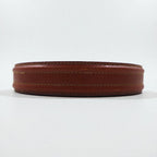 CELINE Old Logo 90s Vintage Leather Belt, Brown with Gold Buckle, M12, Made in Italy