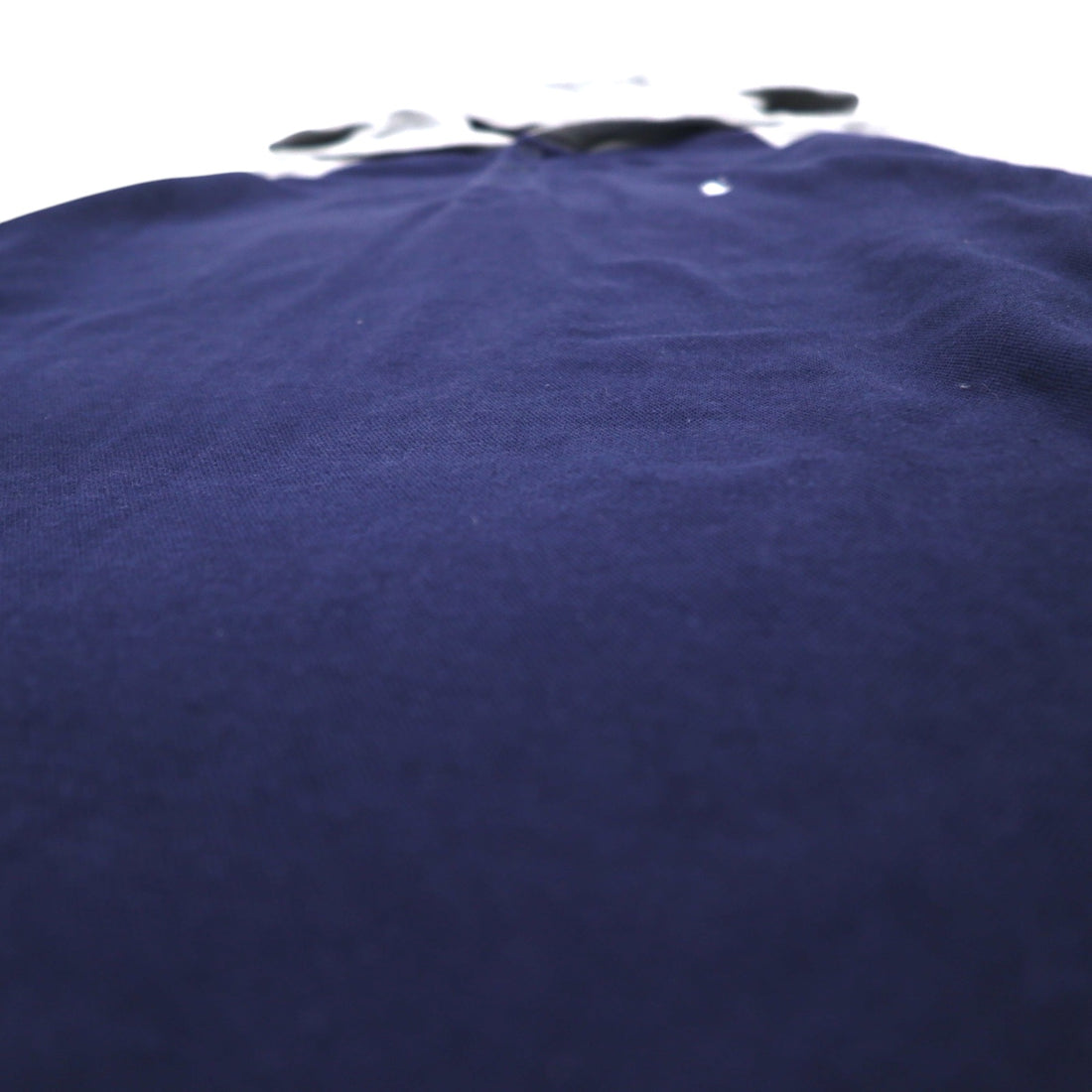 POLO RALPH LAUREN Half Button Hoodie XL Navy Pique PERFORMANCE Numbering Small Pony