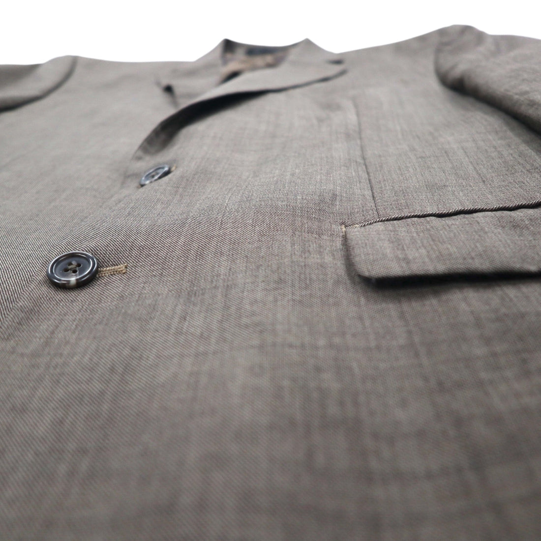 CHAPS 2B Tailored Jacket Suit L Brown Wool