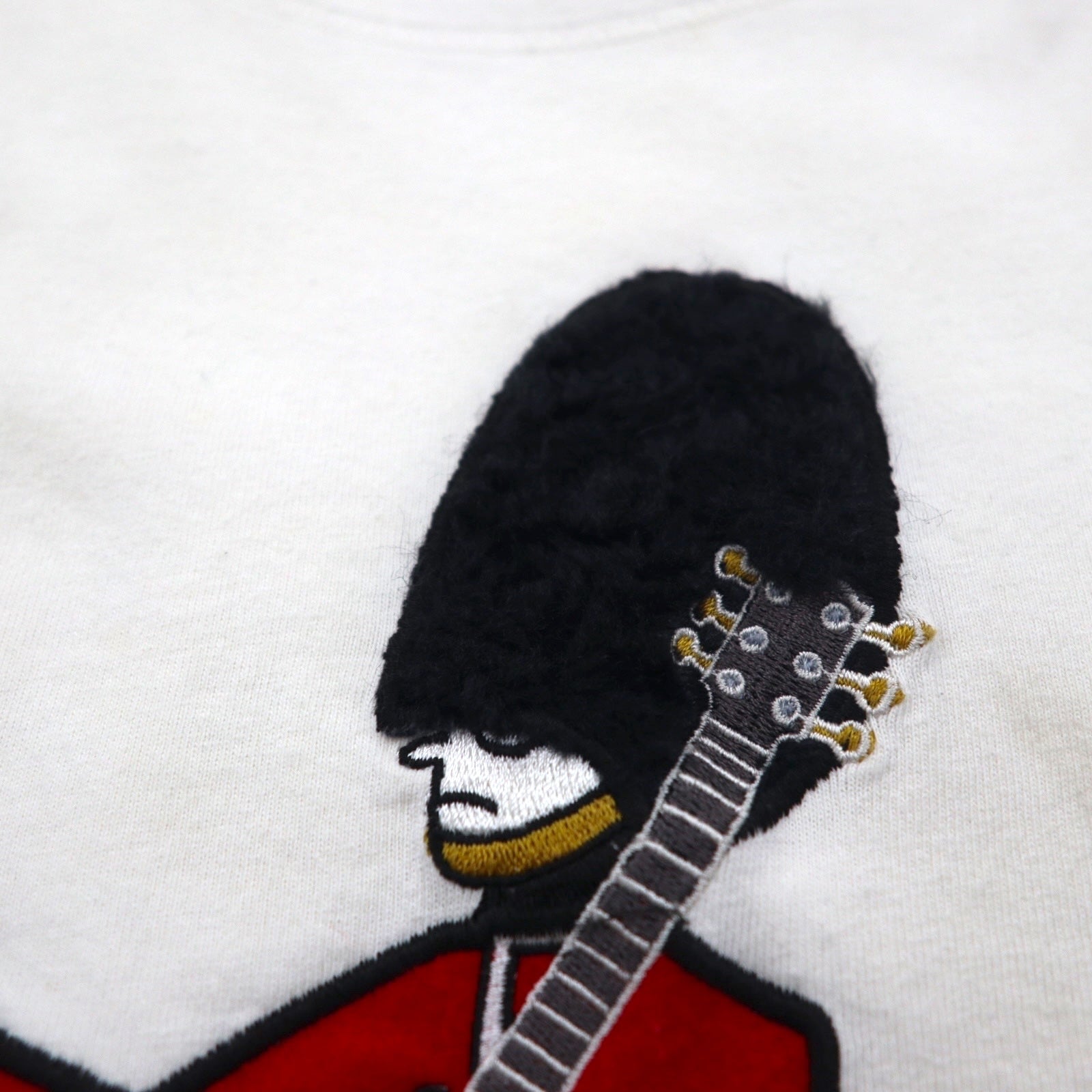 BRU NA BOIINE Souvenir T-Shirt, Size S, White, LONDON, Cotton, Made in Japan