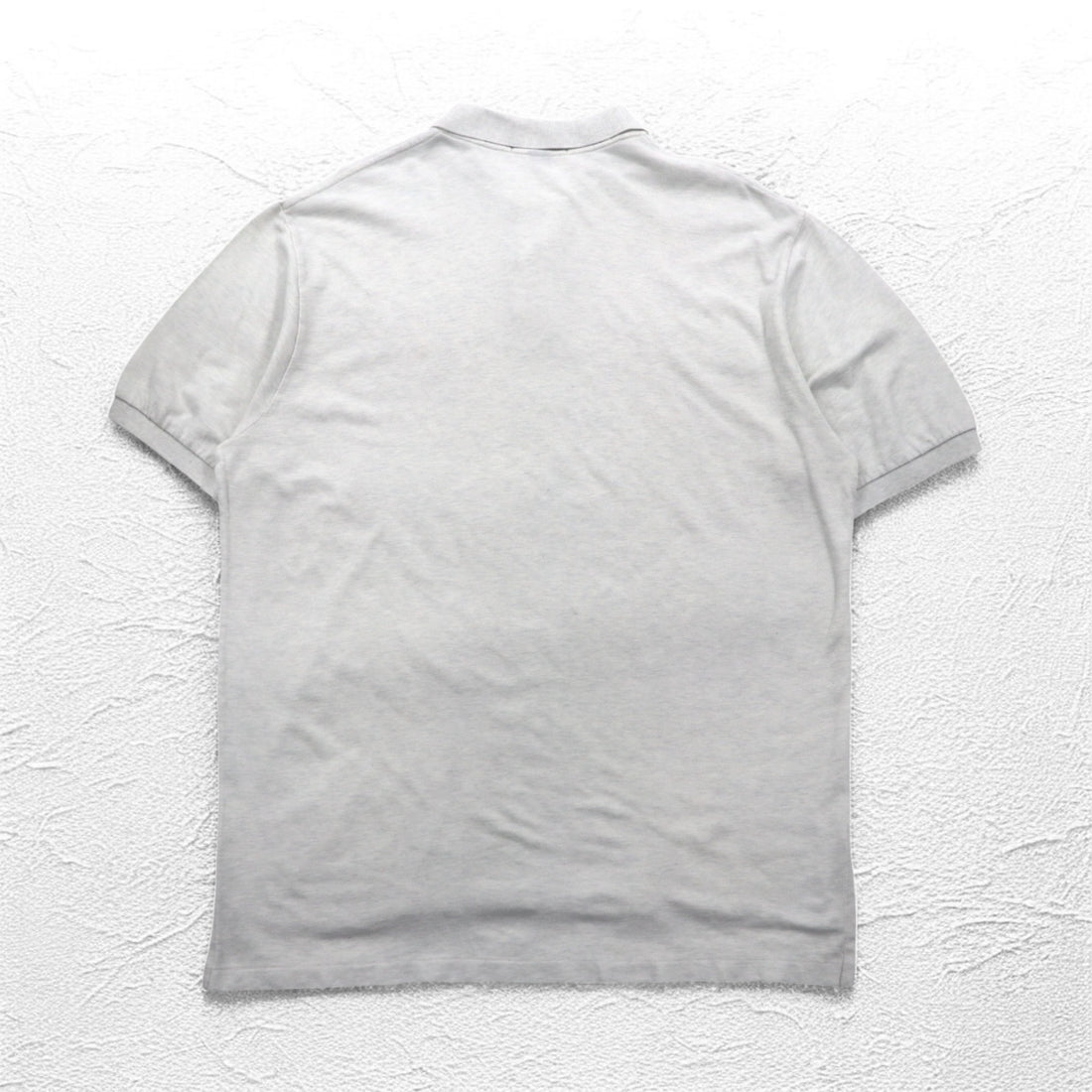 Polo by Ralph Lauren 90s Polo Shirt 2XL Grey Pique Small Pony Embroidery Big Size