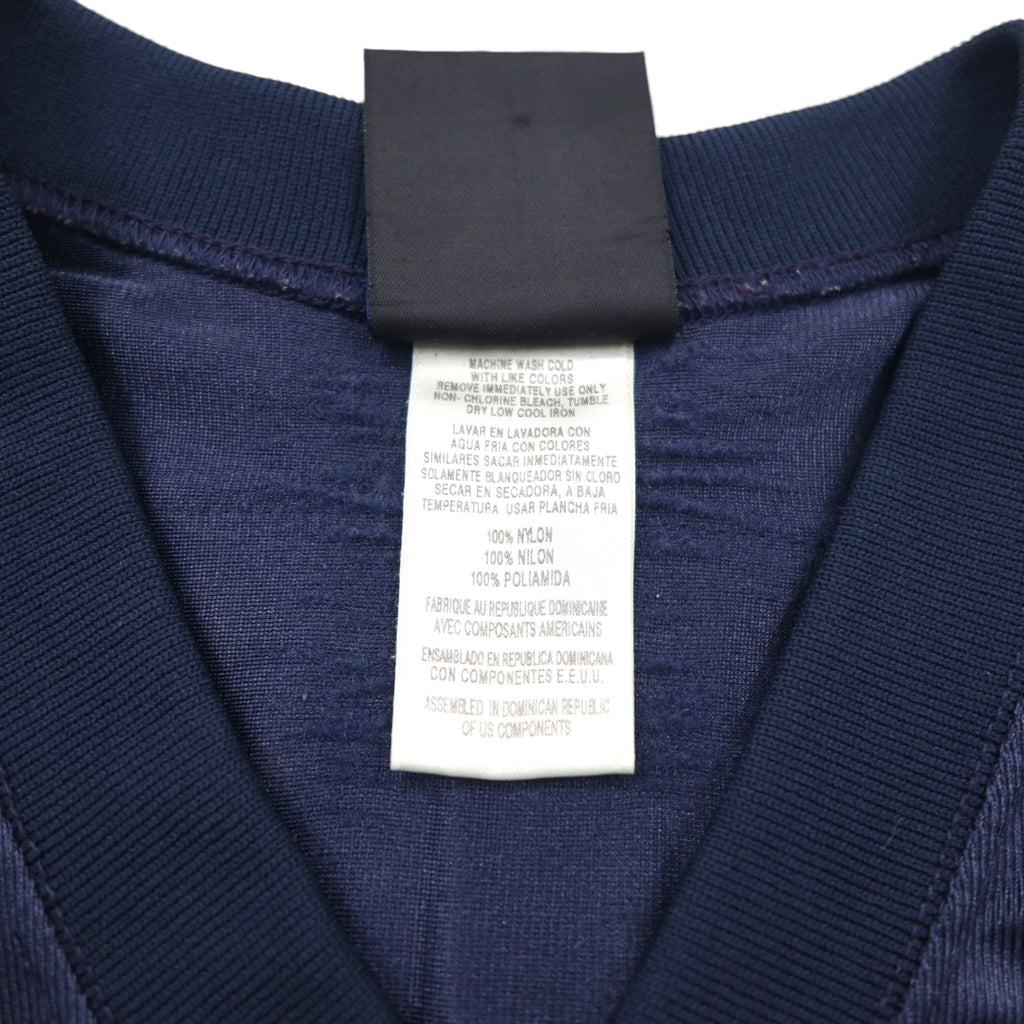 adidas 2000s Team Tag Game Shirt, XL, Navy, Nylon, Numbering