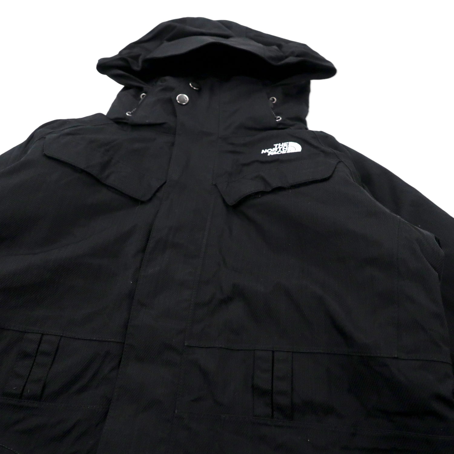 THE NORTH FACE Mountain HOODIE M Black Nylon 550 HYVENT Waterproof 