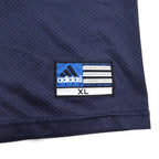 adidas 2000s Team Tag Game Shirt, XL, Navy, Nylon, Numbering
