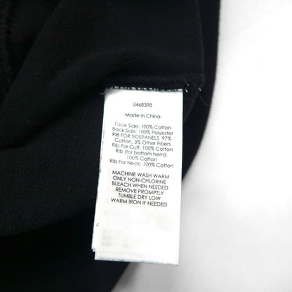 Polo Ralph Lauren 90s Big Pony Embroidered Reverse Weave Track Jacket, Size M, Black