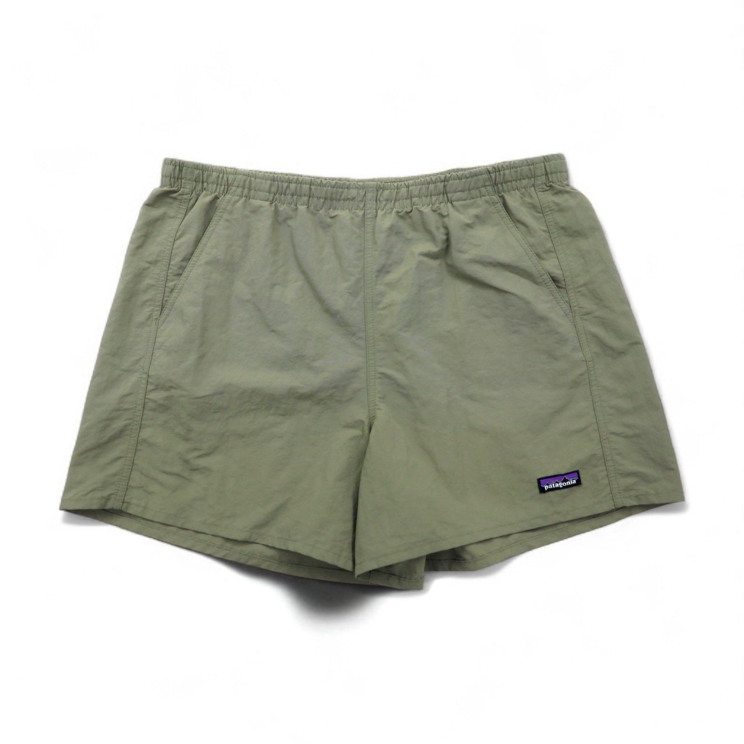 Patagonia Baggies Shorts, Khaki Nylon, Size L, 57059