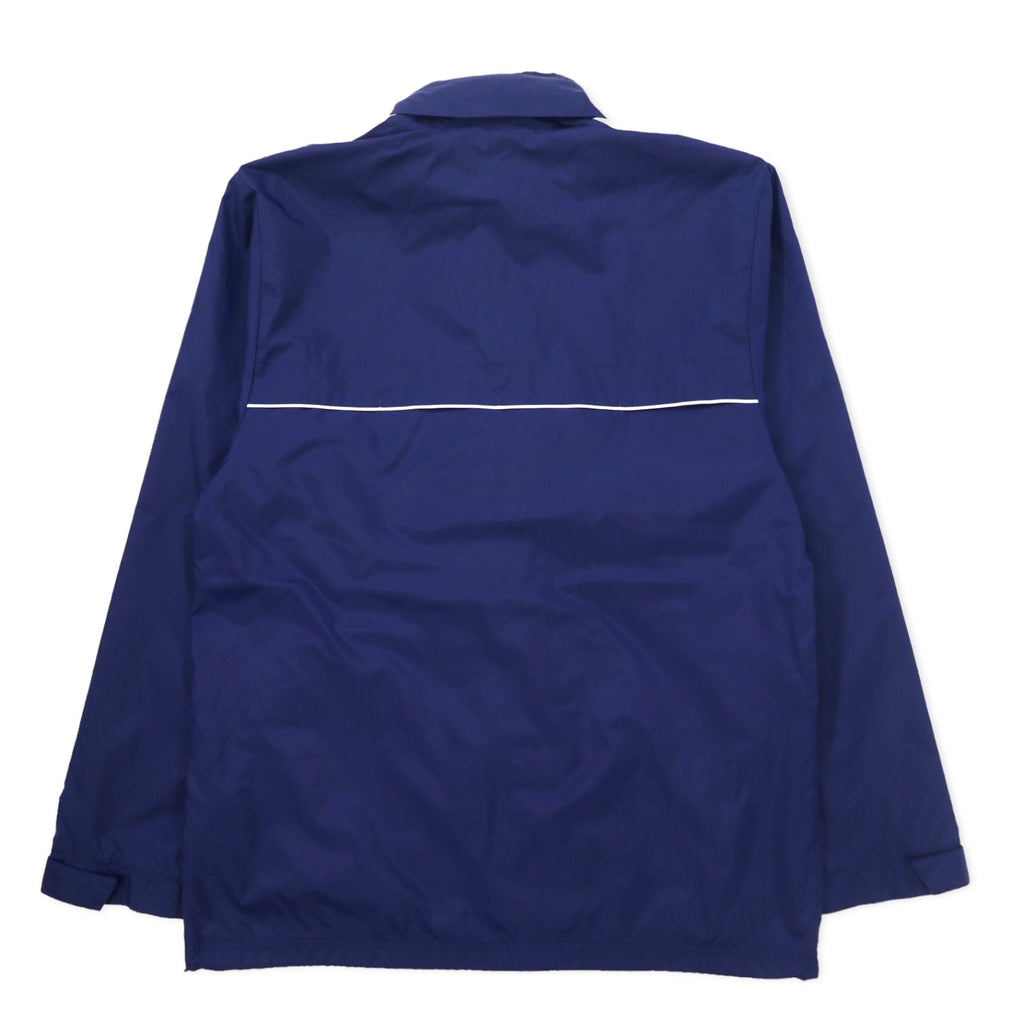 adidas トラックジャケット シェルパーカー ジャージ L ネイビー ポリエステル 撥水 メッシュライナー 3ストライプス