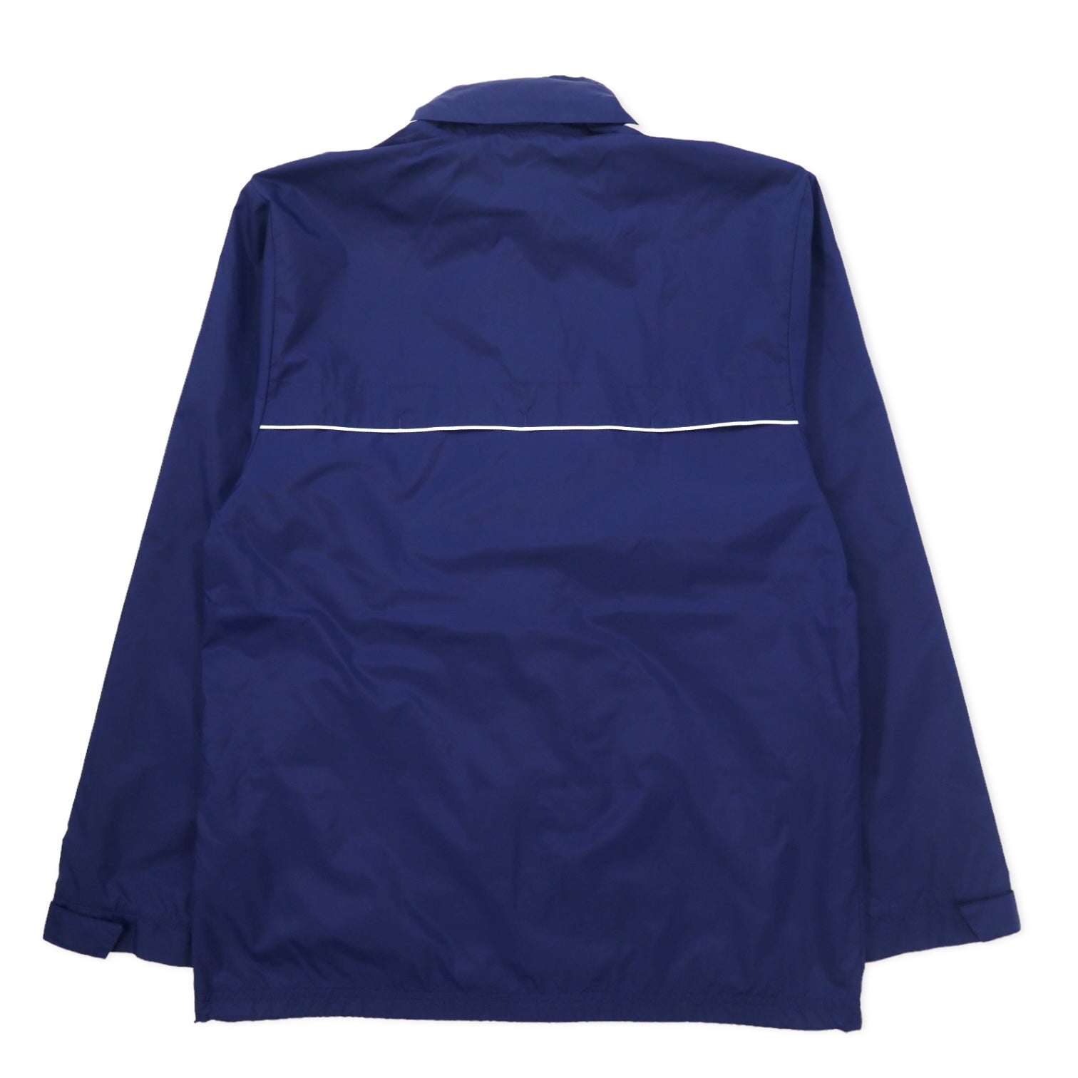 adidas トラックジャケット シェルパーカー ジャージ L ネイビー ポリエステル 撥水 メッシュライナー 3ストライプス