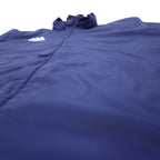 adidas トラックジャケット シェルパーカー ジャージ L ネイビー ポリエステル 撥水 メッシュライナー 3ストライプス