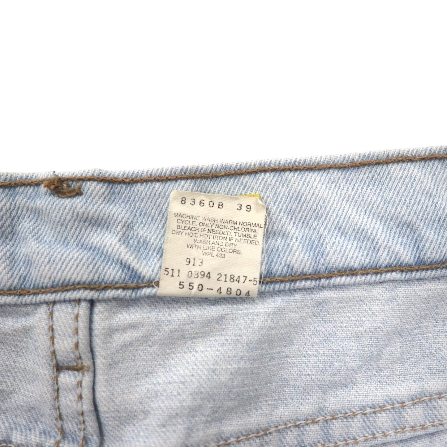Levi's 90年代 USA製 550 RELEXED FIT テーパード デニムパンツ XL ブルー ジッパーフライ 550-4804