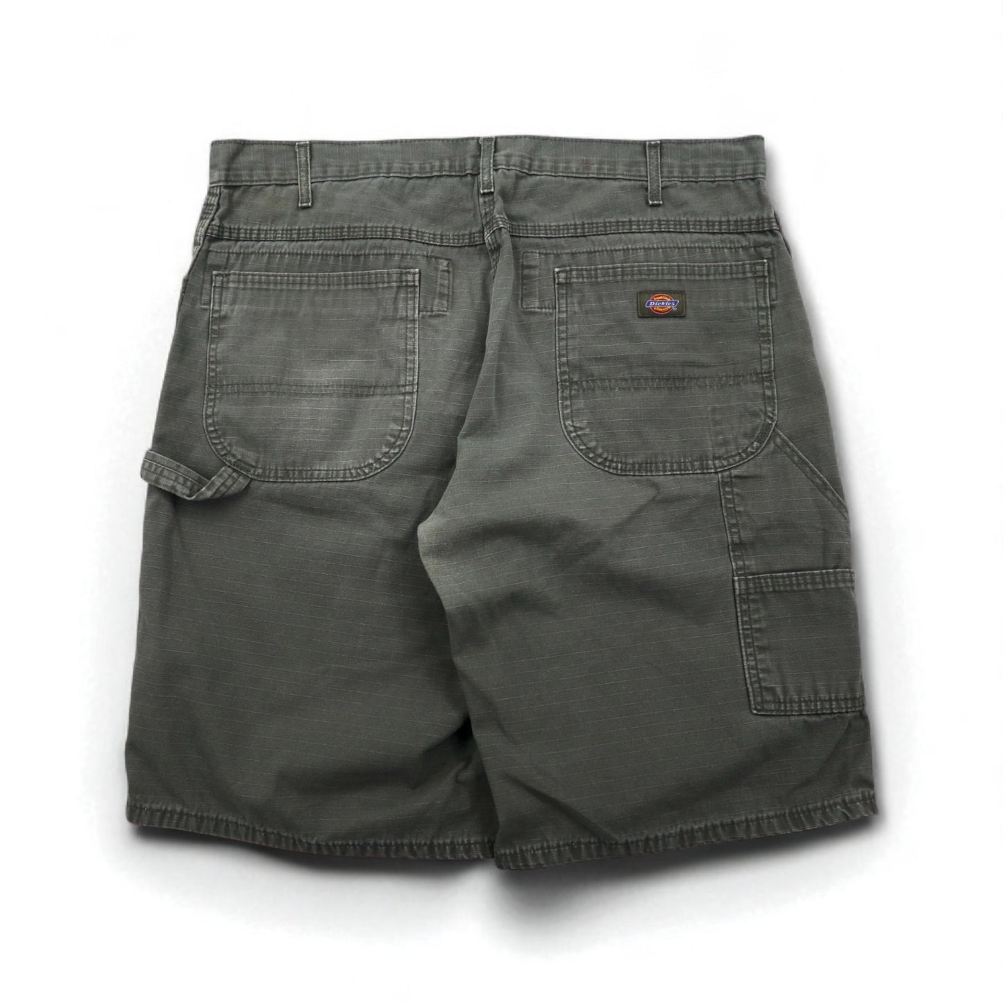 Dickies Relaxed Fit Ripstop Carpenter Shorts, Size XL, Khaki, WR825, Made in Mexico