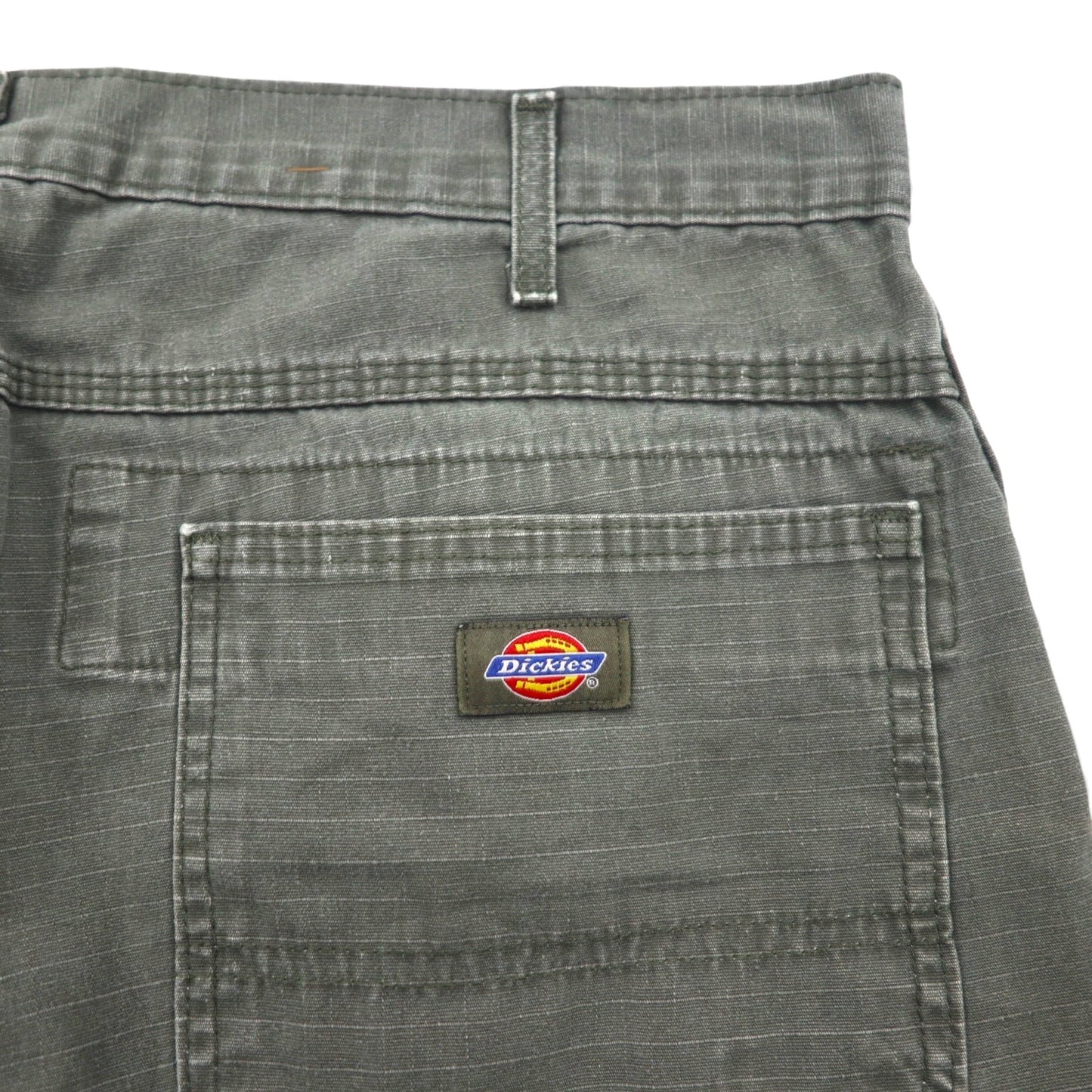 Dickies Relaxed Fit Ripstop Carpenter Shorts, Size XL, Khaki, WR825, Made in Mexico