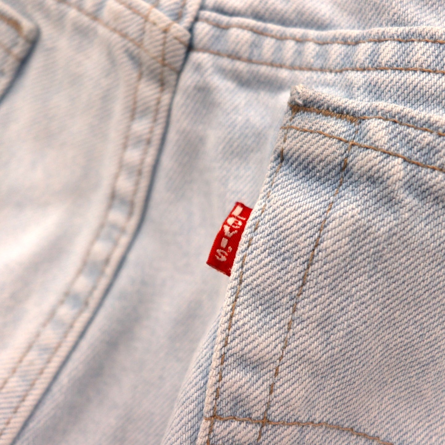 Levi's 90年代 USA製 550 RELEXED FIT テーパード デニムパンツ XL ブルー ジッパーフライ 550-4804