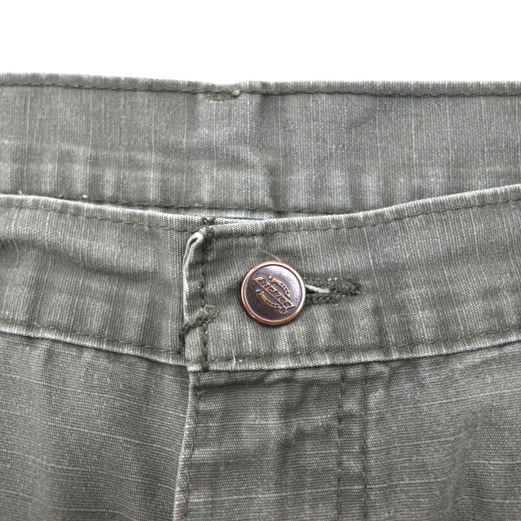 Dickies リラックスフィット リップストップ カーペンター ショートパンツ ハーフパンツ XL カーキ WR825 メキシコ製