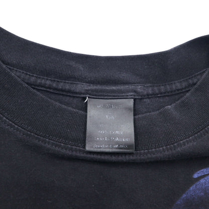 Warner Bros. ルーニー・テューンズ LOONEY TUNES アニメ キャラクター プリント Tシャツ L ブラック NAUGHTY