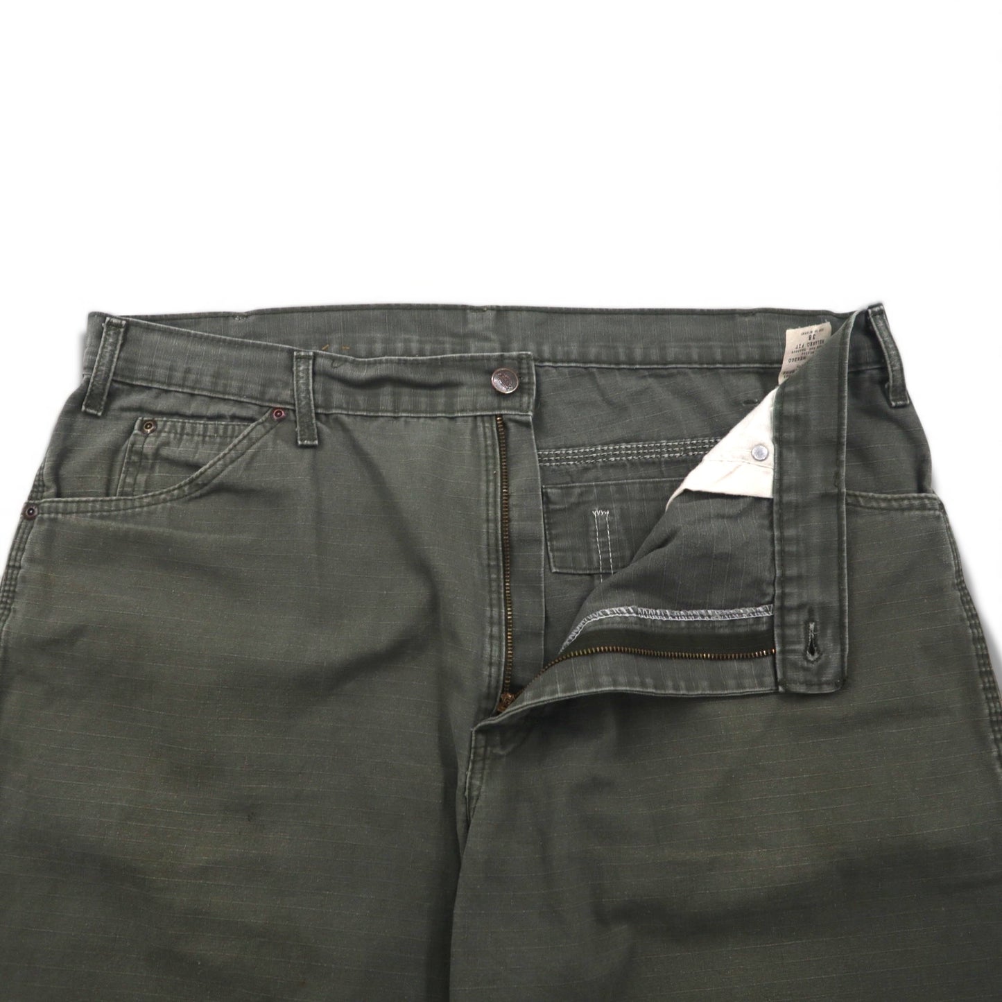 Dickies Relaxed Fit Ripstop Carpenter Shorts, Size XL, Khaki, WR825, Made in Mexico