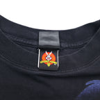 Warner Bros. ルーニー・テューンズ LOONEY TUNES アニメ キャラクター プリント Tシャツ L ブラック NAUGHTY