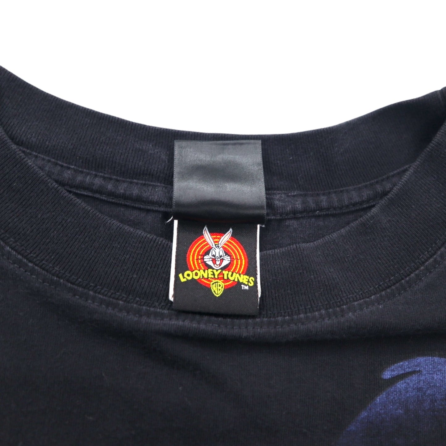 Warner Bros. ルーニー・テューンズ LOONEY TUNES アニメ キャラクター プリント Tシャツ L ブラック NAUGHTY