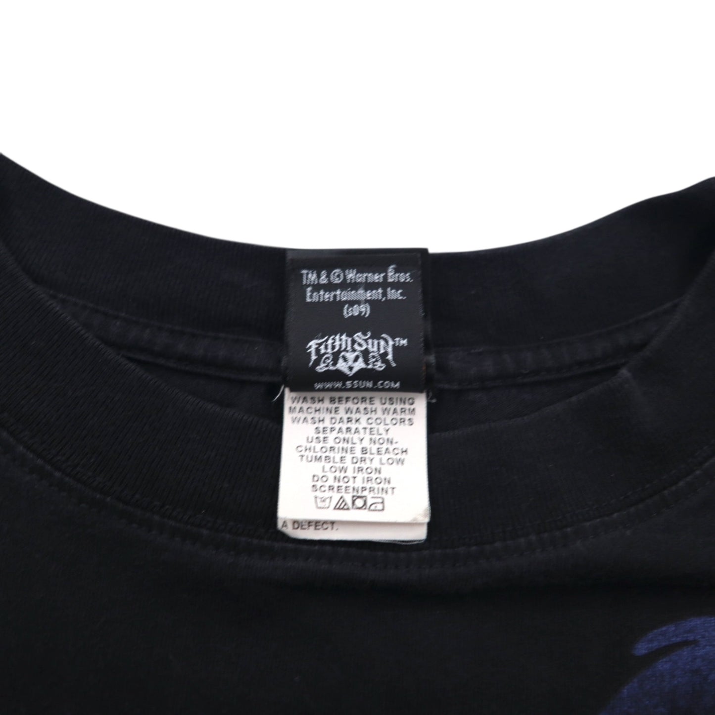 Warner Bros. ルーニー・テューンズ LOONEY TUNES アニメ キャラクター プリント Tシャツ L ブラック NAUGHTY