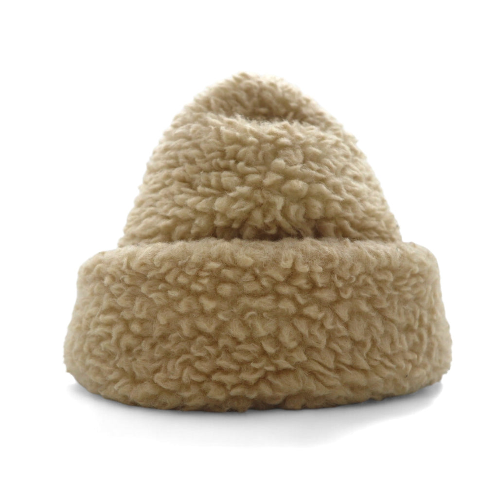 Mountain Research ボア フライトキャップ Woodsman Hat  M ベージュ 耳あて イヤーフラップ