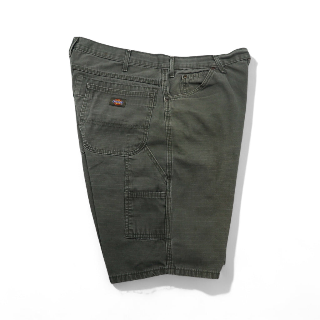 Dickies リラックスフィット リップストップ カーペンター ショートパンツ ハーフパンツ XL カーキ WR825 メキシコ製