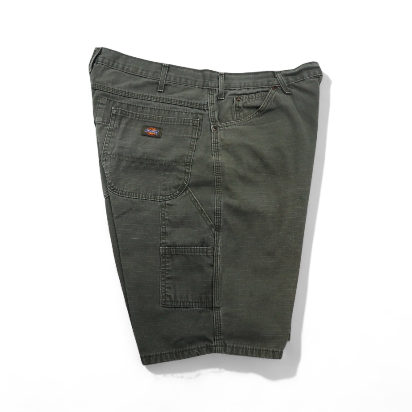 Dickies Relaxed Fit Ripstop Carpenter Shorts, Size XL, Khaki, WR825, Made in Mexico