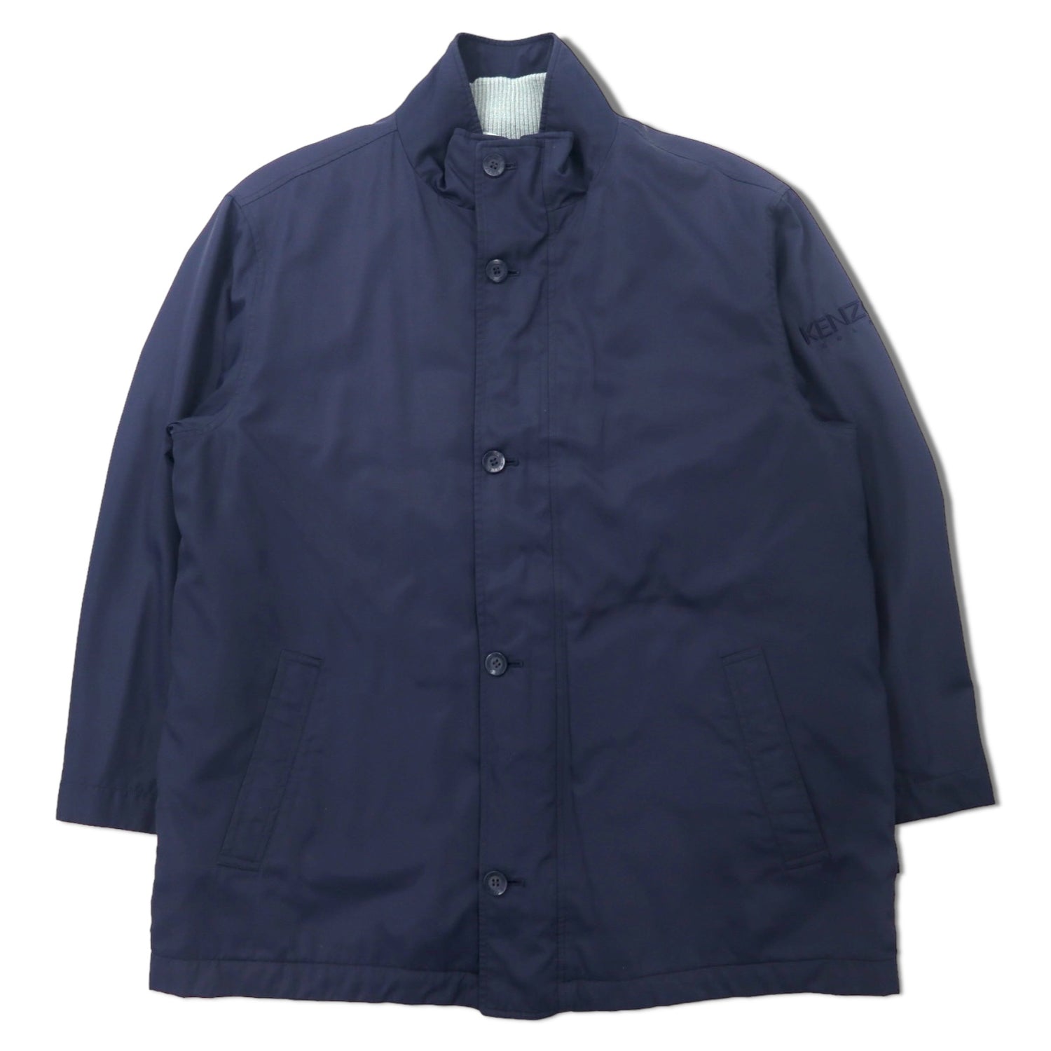 KENZO GOLF 90's COAT 3 Navy Polyester Footen Liner Detachable Logo  Embroidery – 日本然リトテ