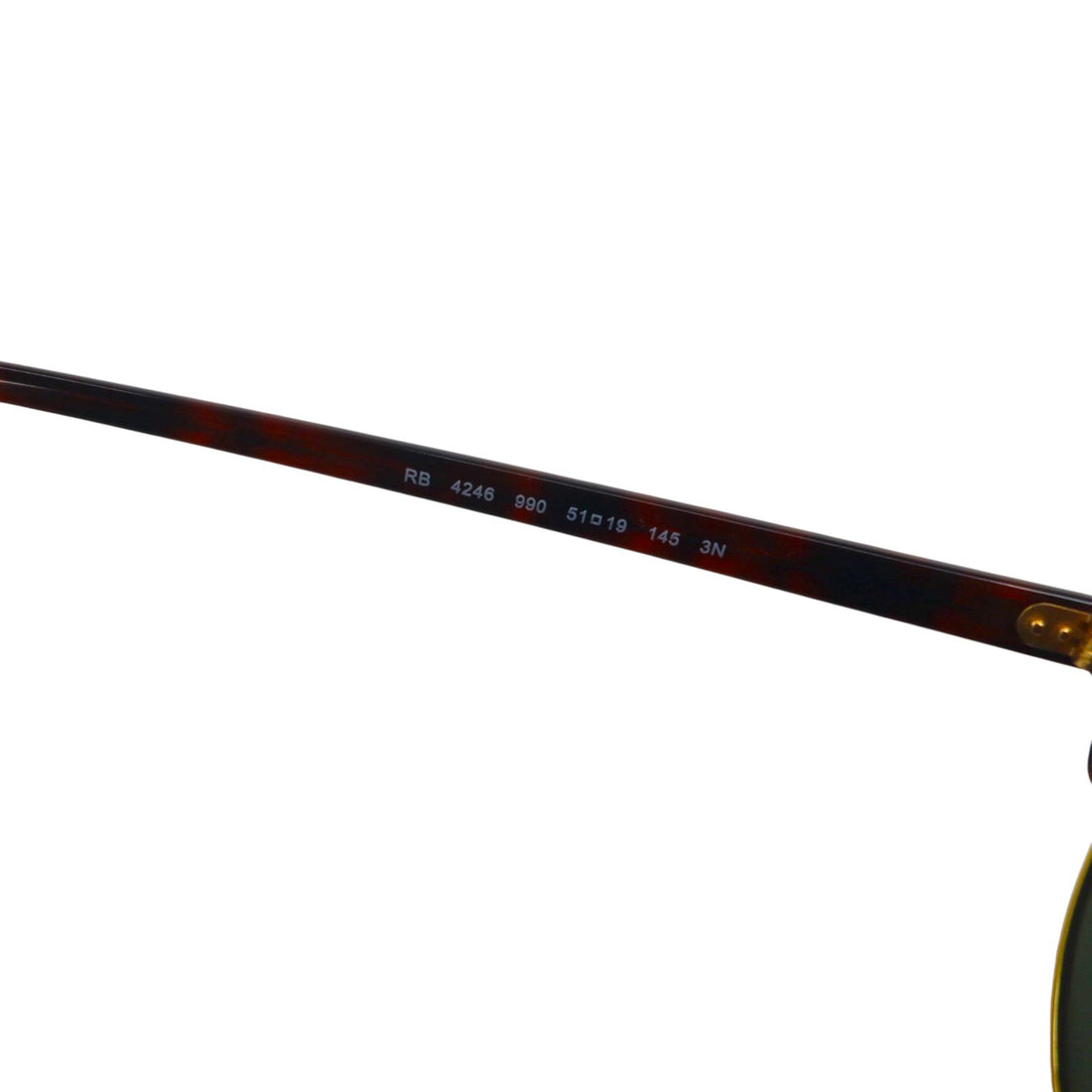 Ray-Ban Club Round Classic Sunglasses RB4246 990 51-19 145 3N Tortoiseshell