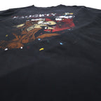 Warner Bros. ルーニー・テューンズ LOONEY TUNES アニメ キャラクター プリント Tシャツ L ブラック NAUGHTY
