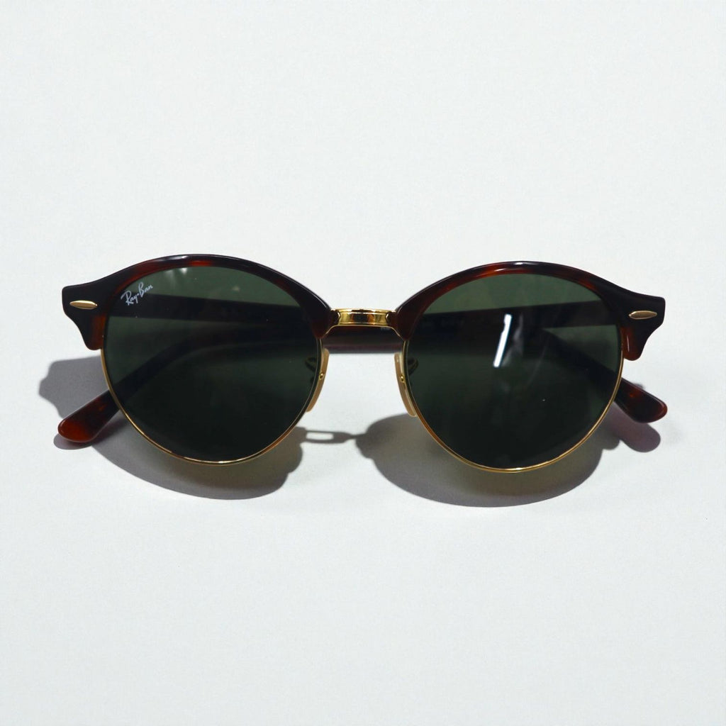 Ray-Ban Club Round Classic Sunglasses RB4246 990 51-19 145 3N Tortoiseshell